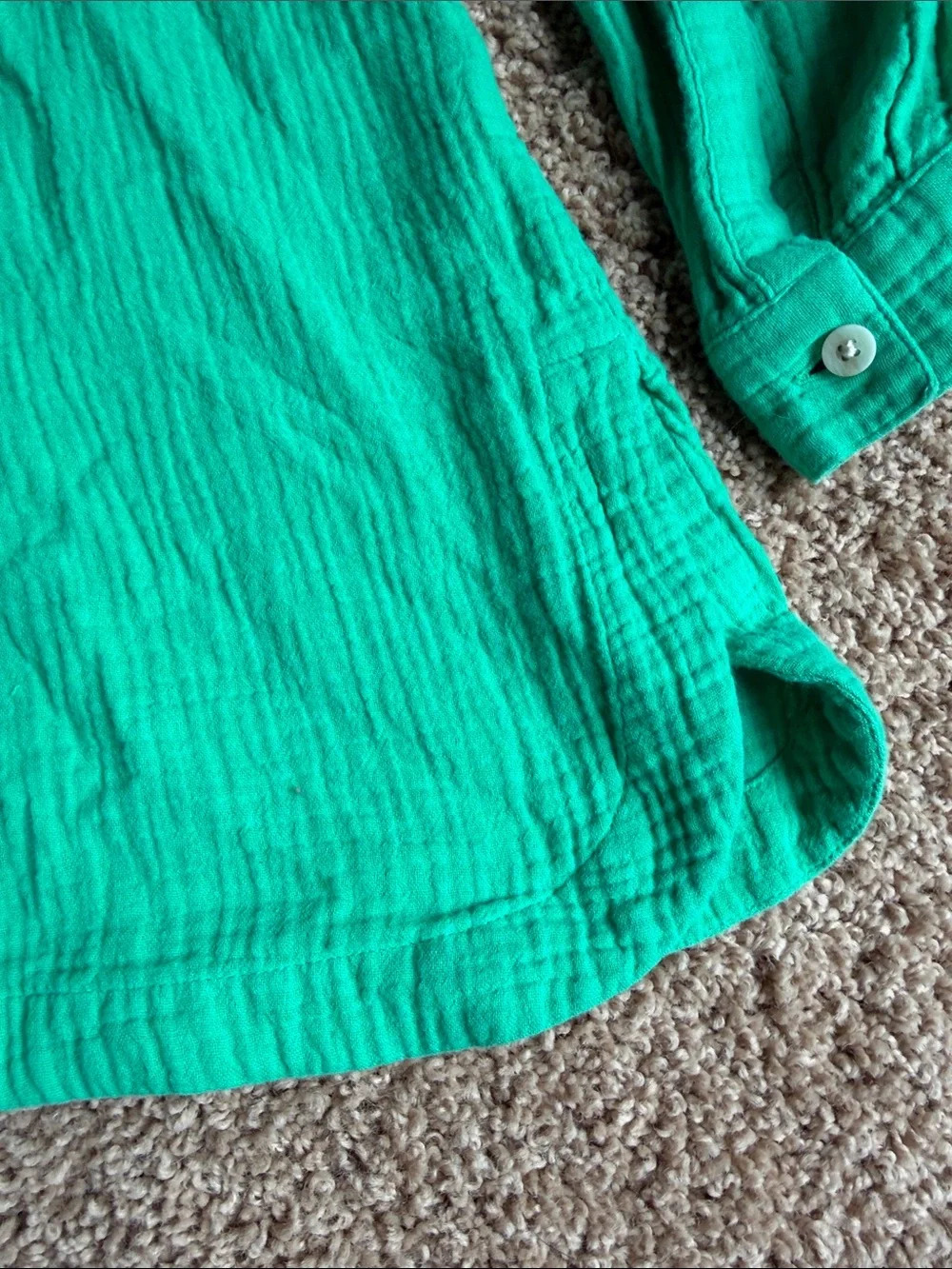 J. Jill Lightweight Button-Down Tunic Size L - Picture 5 of 6